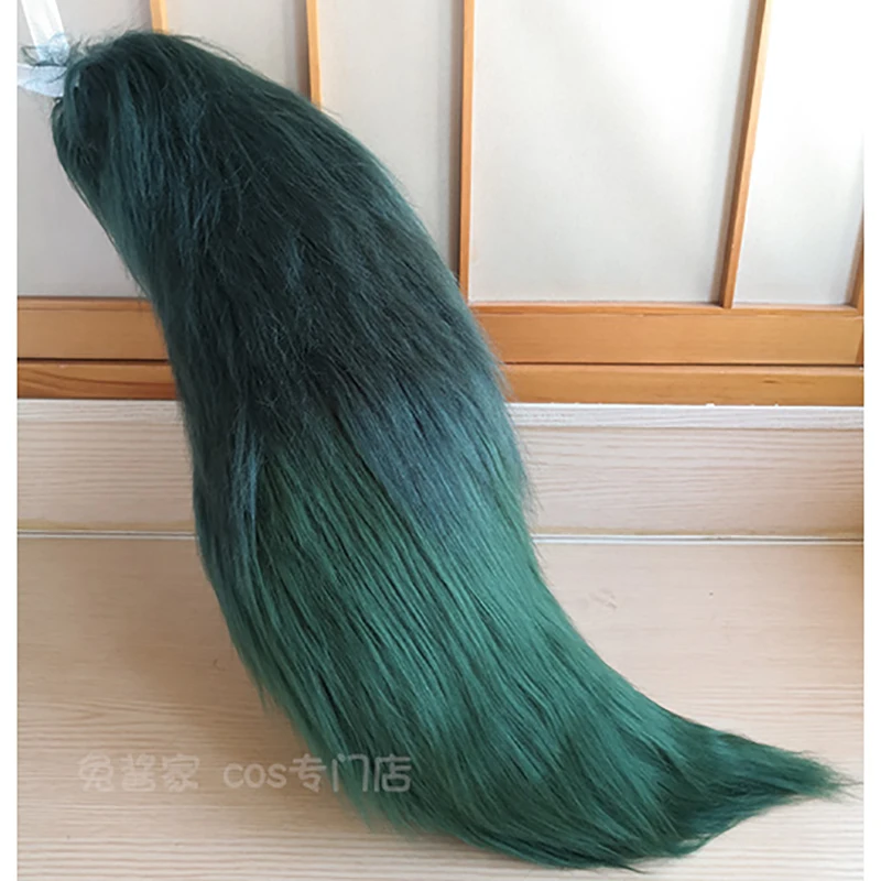 Game Tighnari Cosplay Tail Headwear Soft Plush Tighnari Costume Props for Party Halloween