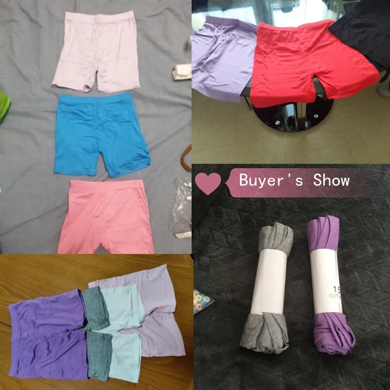 New Candy Color Girls Safety Shorts Pants Underwear Leggings Girls Boxer Briefs Short Beach Pants For Children 3-13 Years Old