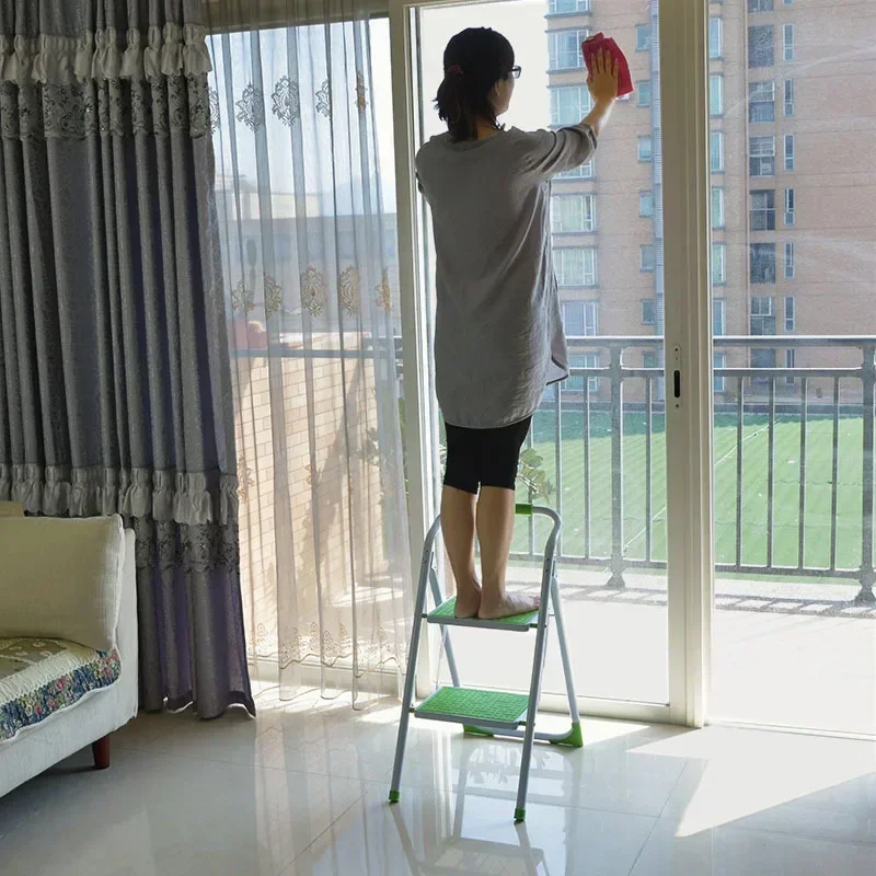 Factory Household Multi-functional Folding Ladder Car Wash Ladder Stool Balcony Two-step Ladder Portable Herringbone Ladder