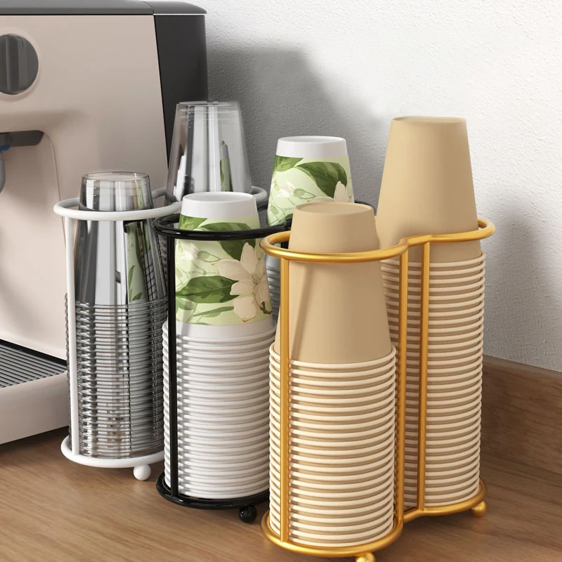 Kitchen Paper Cup Holder Picker Multifunctional Desktop Cup Storage Rack Household Coffee Cup Holder For Home Disposables Cups