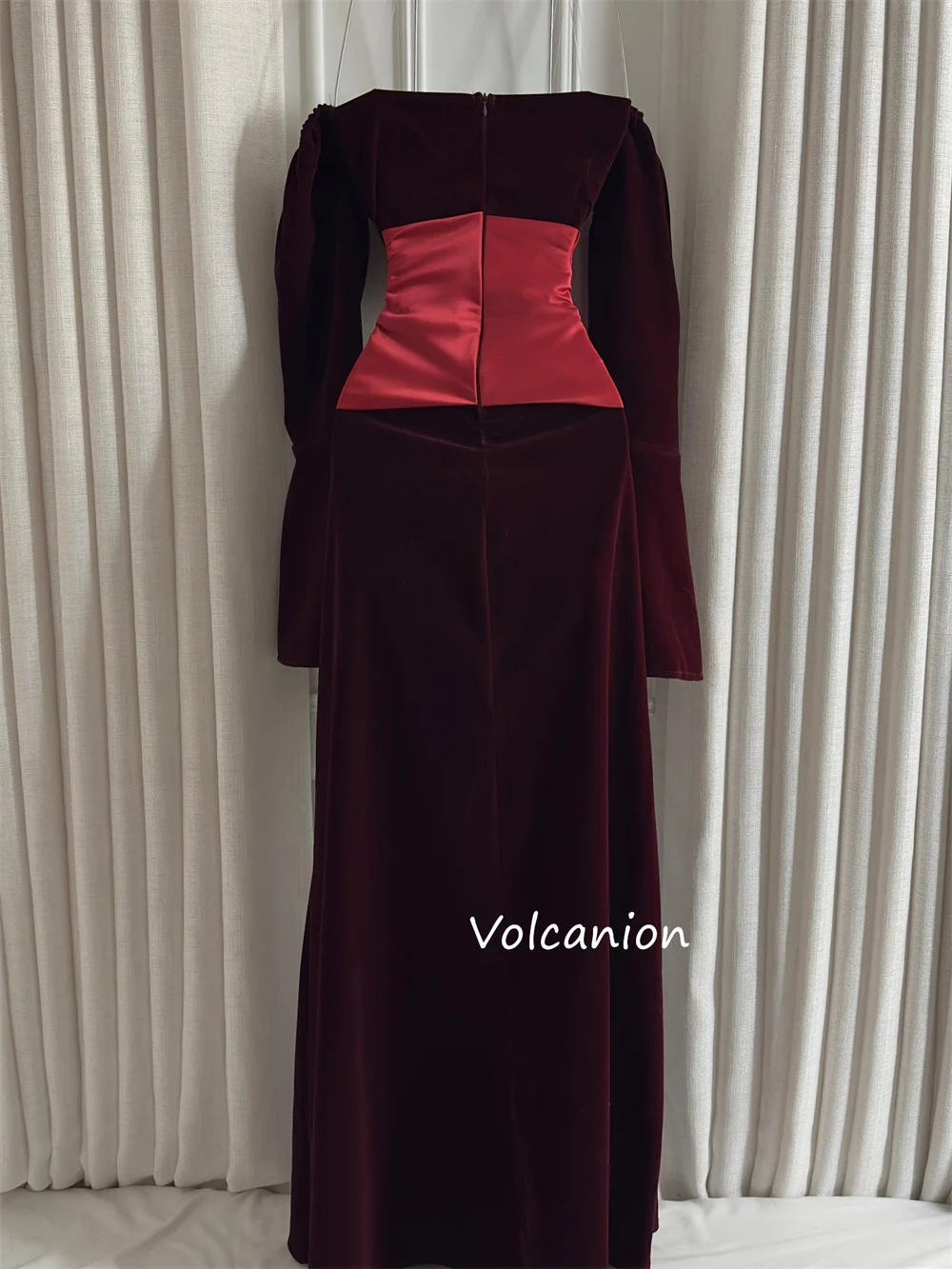 Sukienki midi na zamówienie, formalne, welurowe, plisowane, o kroju syreny, z odkrytymi ramionami, na specjalne okazje, moda quinceañera, formalne.