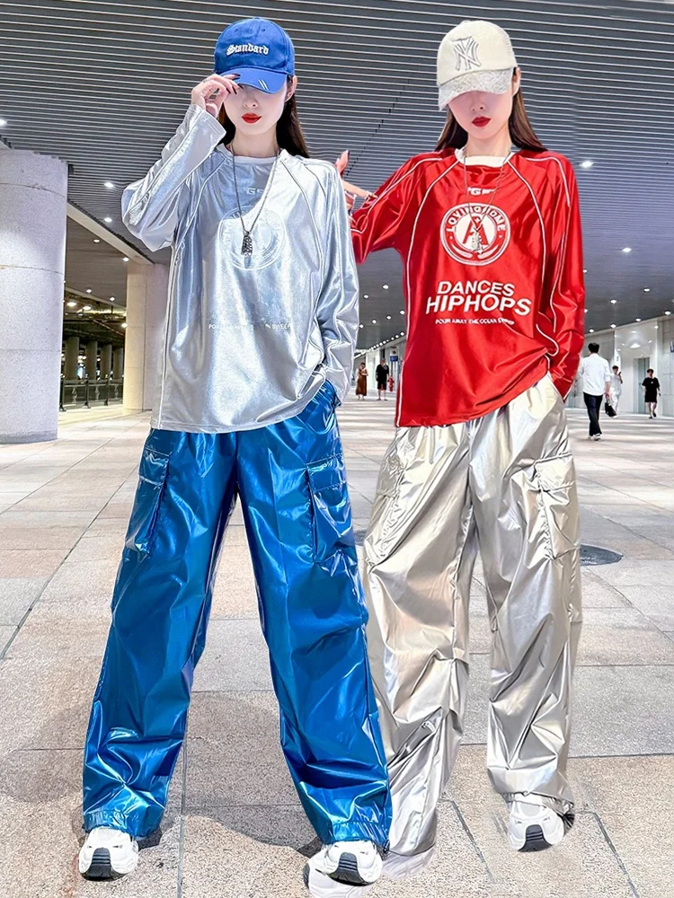 

Shiny Sequin Outerwear Stage Performance Jazz Dancewear Unisex Street Style Clothing for Women And Men over 20 to 50 Years Old