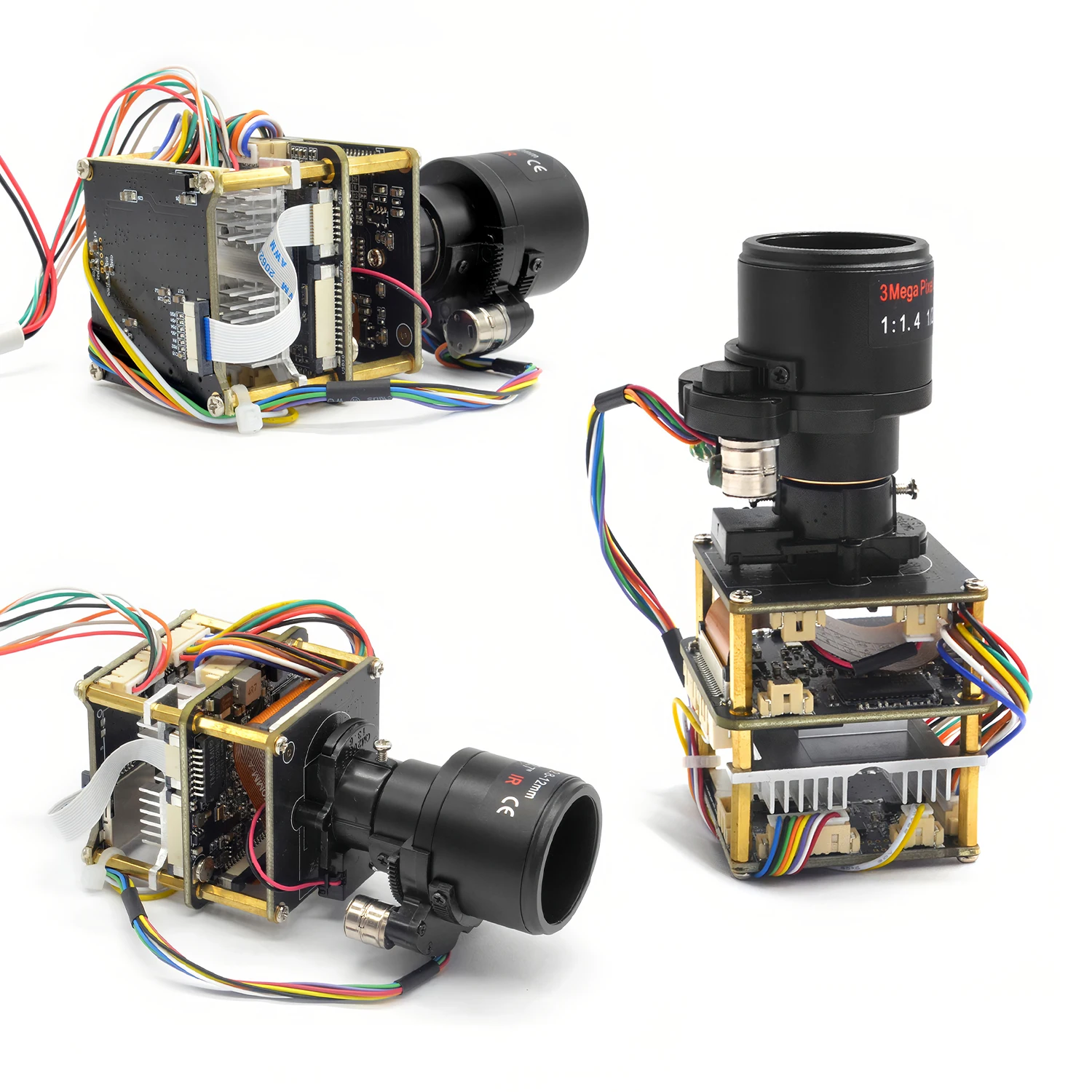 8MP/4K IMX415 AI ISP POE IP Camera Module 4X AF Focus Lens 2.8-12mm 30/25fps RTSP Stream MicroSD Storage (Max 1T) H.265 Dark