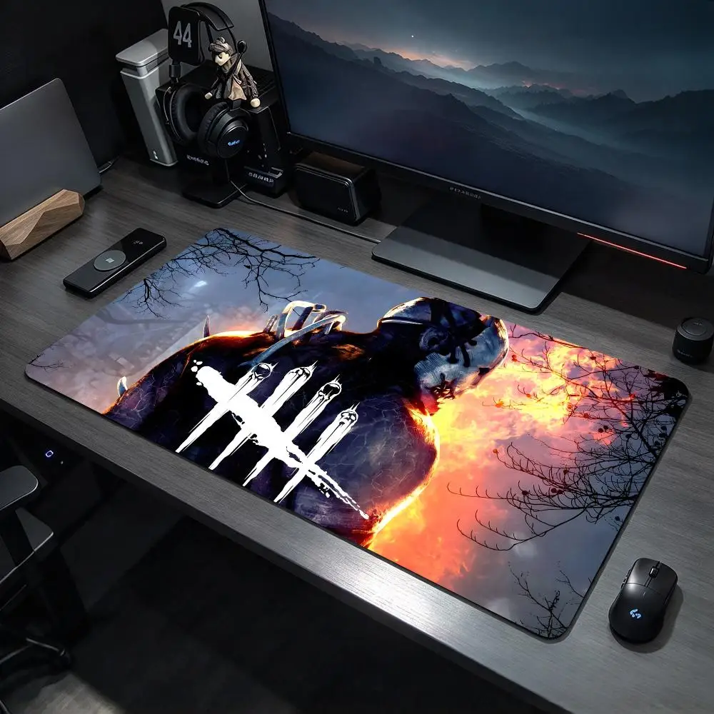 Horror Game D-Dead by Daylight Mouse Pads Large Gaming Mousepad Desk Mat Non Slip Bottom Featuring Stitched Edges