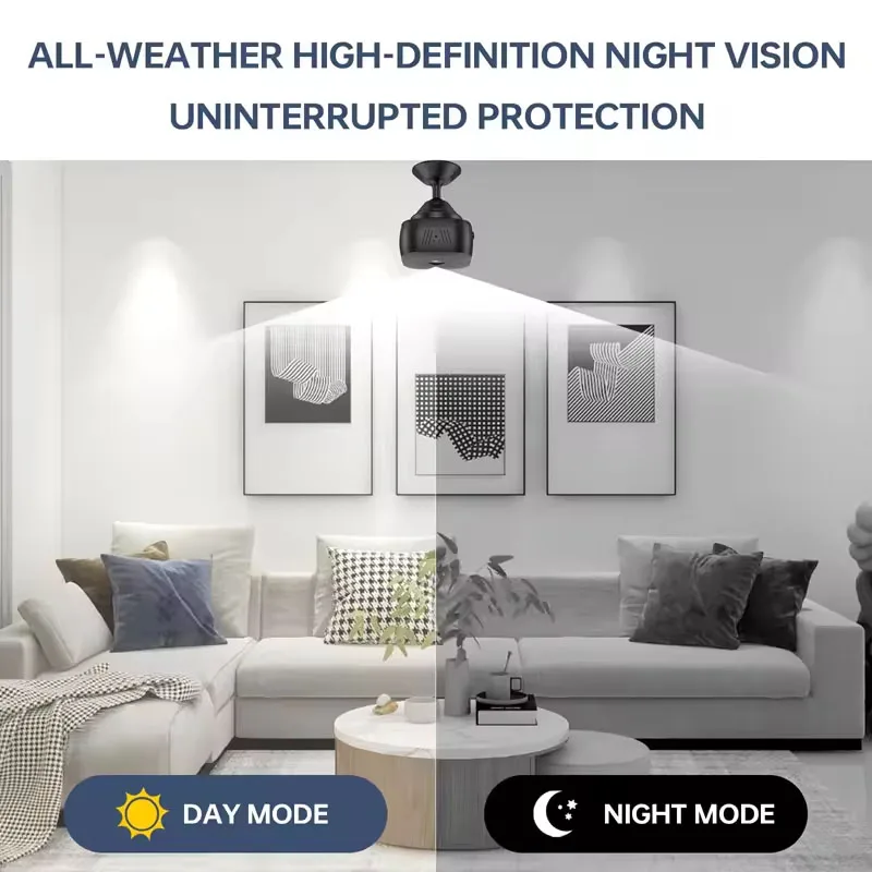 1080P HD Mini WiFi Telecamera di sicurezza interna Sorveglianza di sicurezza Baby Monitor Visione notturna Videocamera IP Cam Registratore audio video