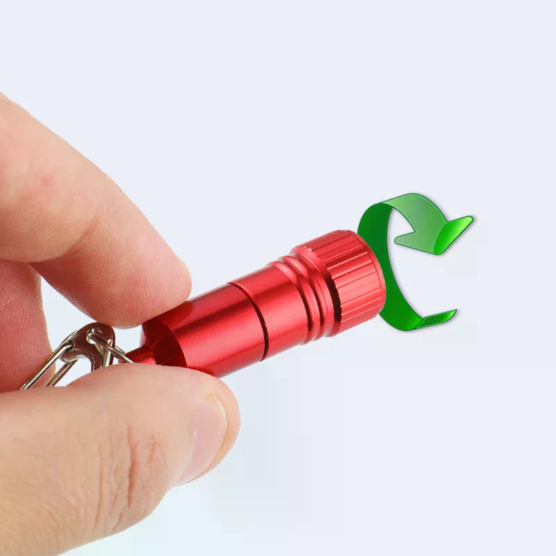 Mini LED Flashlight Keychain Multifunctional Pocket Flashlight Mini Key Ring Outdoor Hiking Camping Flashlight Portable