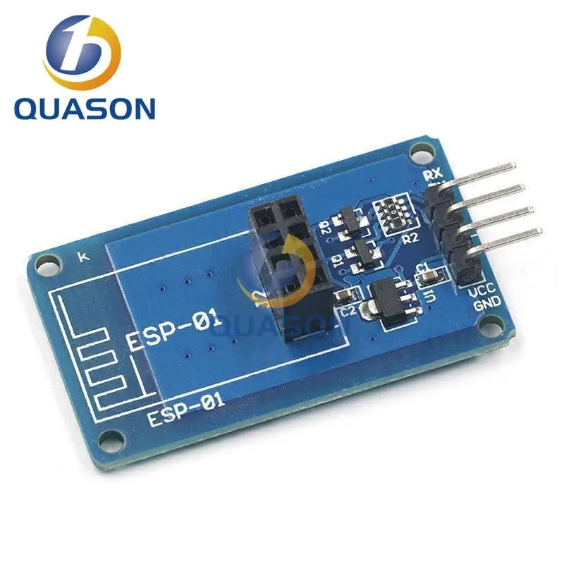 ESP8266 ESP-01 Serial WiFi Wireless Adapter Module 3.3V 5V Esp01 Breakout PCB Adapters Compatible For Arduino