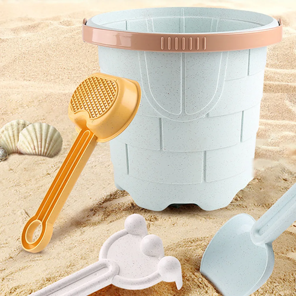 12PCS/Set Kids Beach Sand Toys Set with Sifter Shovel Rake Watering Can Molds No BPA for Toddlers Kids Outdoor Toys