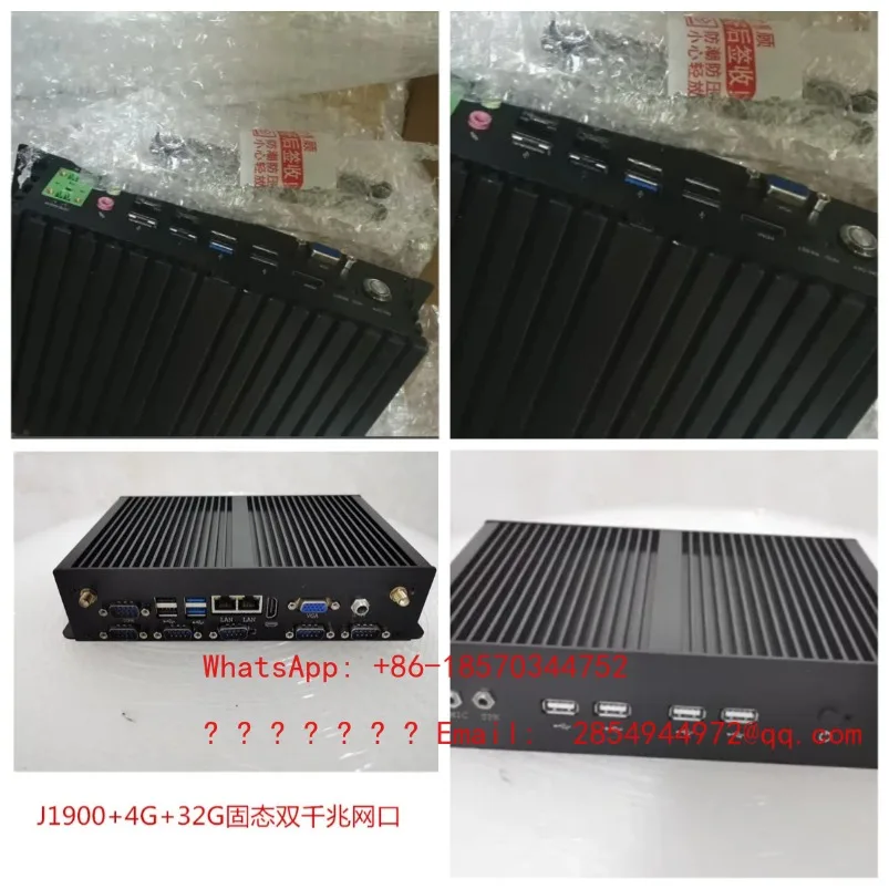 2026  LJY     Factory Direct 2026 Mini Industrial Control Host J1900 Dual Gigabit Network Port USB3.0 Interface HDMI8 USB5 COM