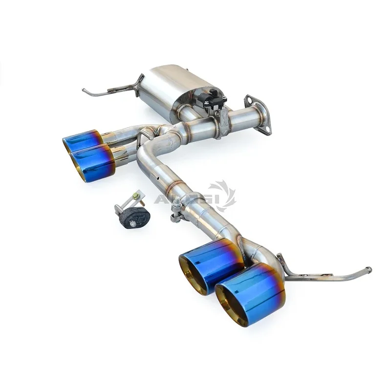 Catback System with E90 E92 320i 318i 316i 2.0 2007-2012Sports Four Outlet Exhaust Tip Adapted M3 Diffuser