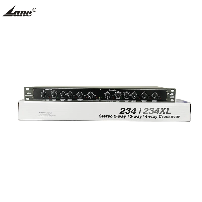 Lane C-234XL Dsp Active Dj Car Amplifier Board Adjustable Subwoofer 4 Way Digital Audio Dj Speaker Active Machine Crossover