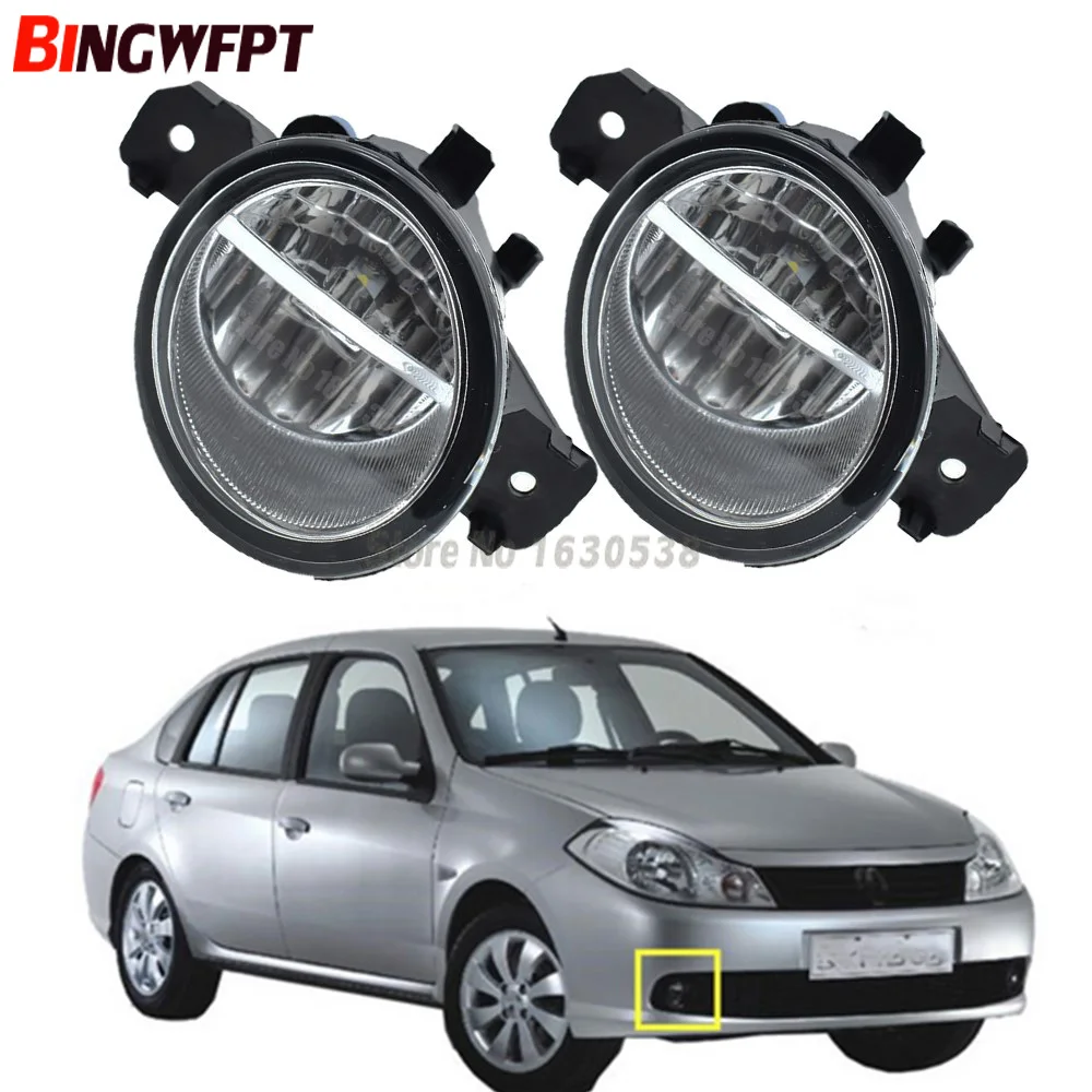 

LED / Halogen Fog LIGHT Lights For Renault SYMBOL (LB0/1/2_) Saloon CLIO VEL THALIA MODUS Hatchback 1998-2015