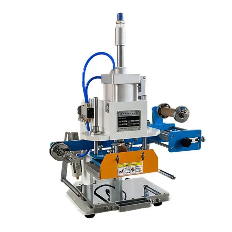 

Small Hot Foil Stamping Machine PVC Branding Machine Pneumatic Leather Logo Paper Card Embossing Machine Gold Hot Foil