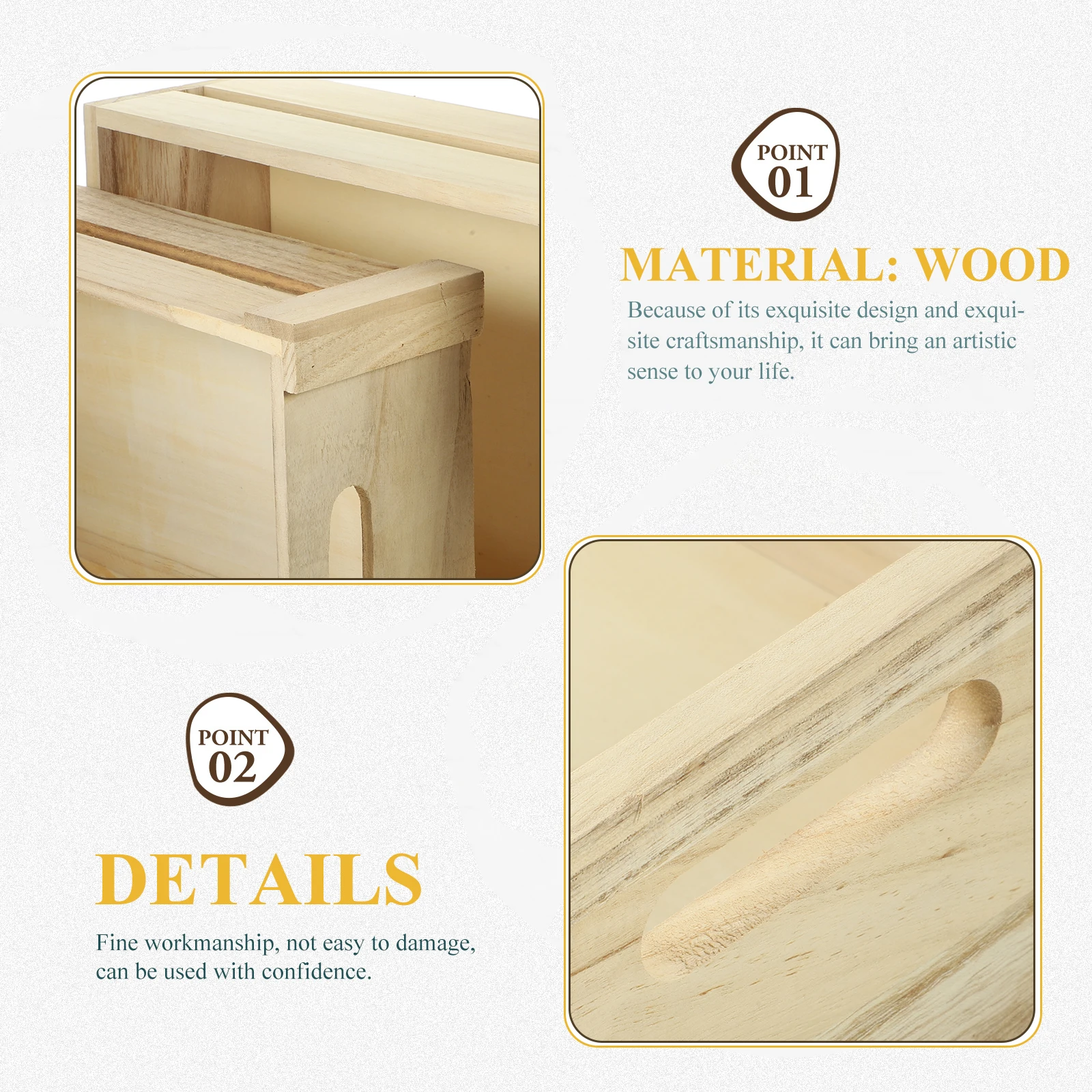 2 قطعة صناديق تخزين خشبية من الخشب الصلب لديكور المزرعة صناديق عتيقة مع مقبض سلة تخزين رمادية لتنظيم المنزل