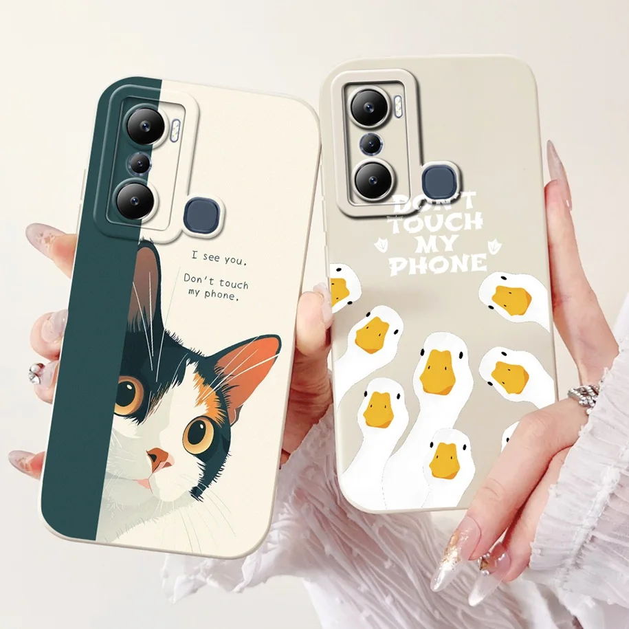 For Infinix Hot 20i X665E Case Hot 20 4G 5G Cover X6826B X666B Cartoon Silicone Bumper For Infinix Hot20 20s X6827 Hot20s Fundas