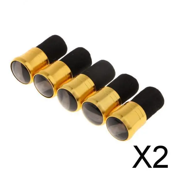 2-4pack 5pcs Fishing Rod Pole Butt Caps Front Cover Stopper End Protector 13mm