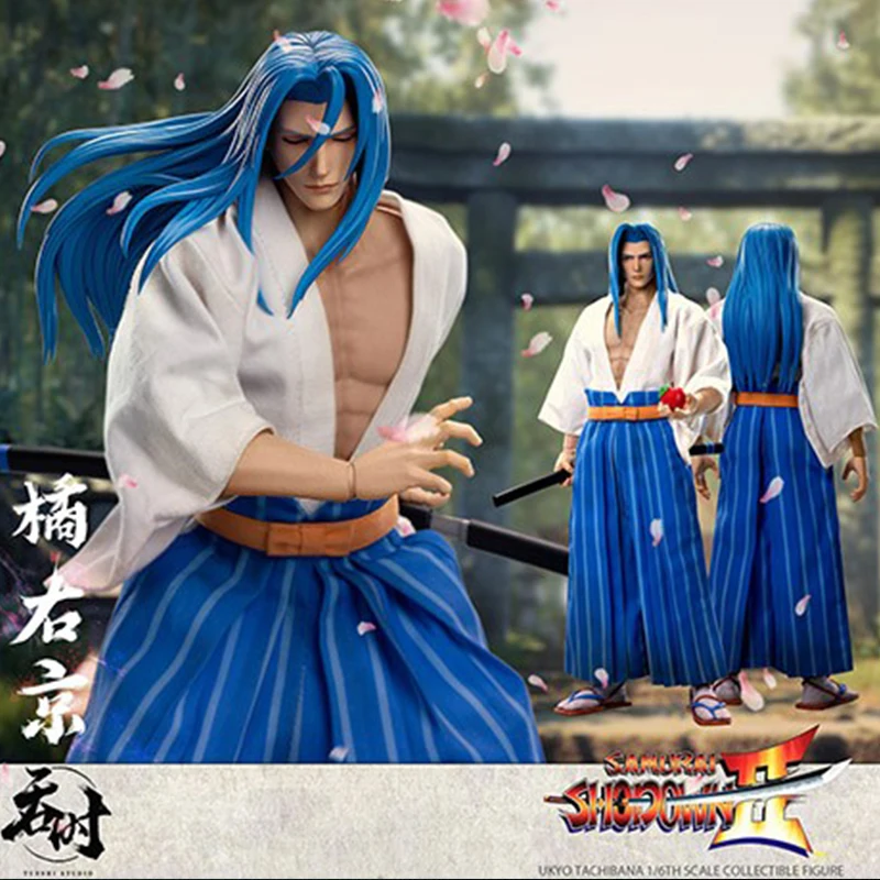 Pre-sale original SNK Samurai Shodown II Ukyo Tachibana 1/6 TS-008 Anime Model With Multiple Accessories Toys