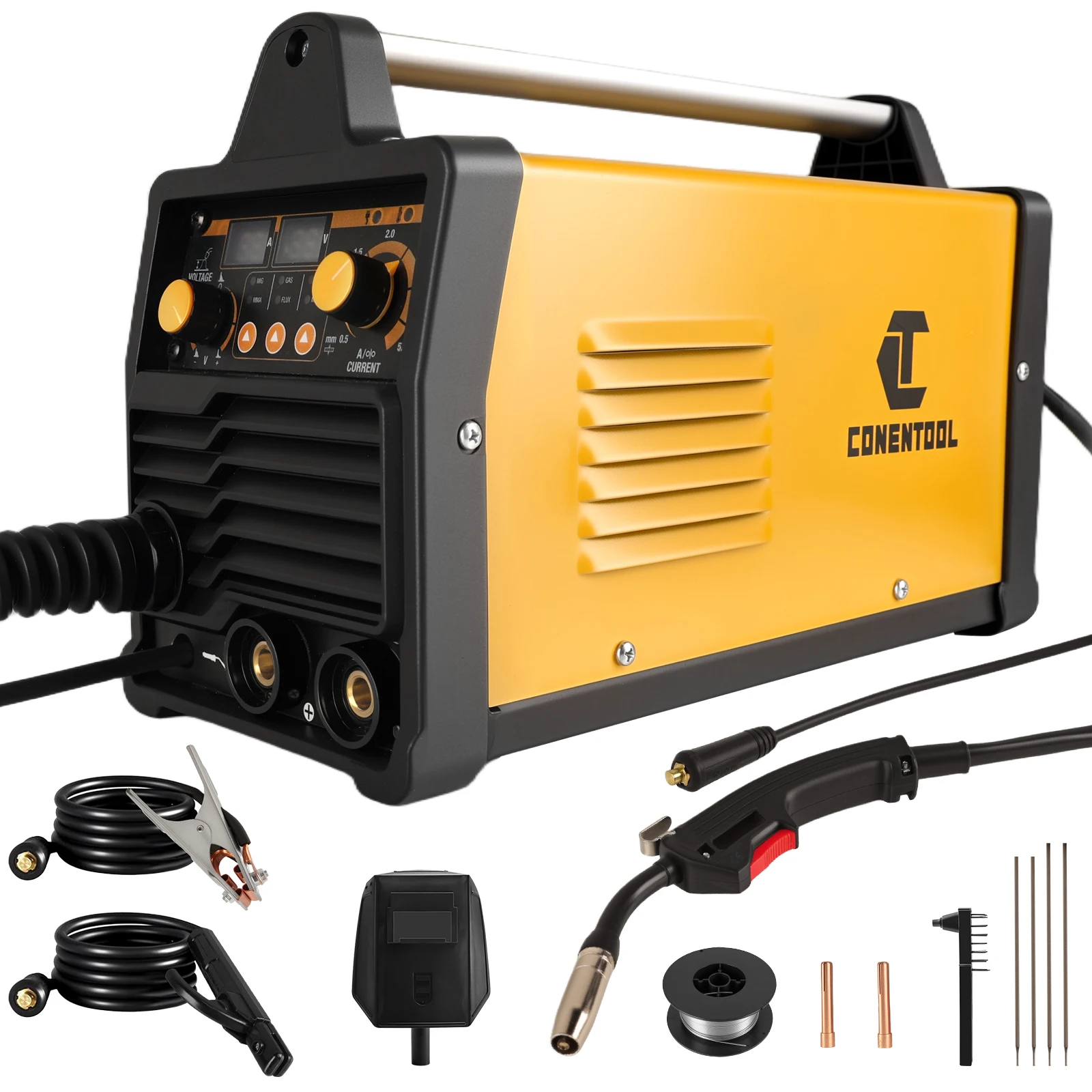 CONENTOOL 4 IN 1 200A MMA TIG Gas/Gasloos MIG Lastechniek Elektrische Lasmachine Inverter Lastechniek Intelligente Lastechniek IGBT Inverter