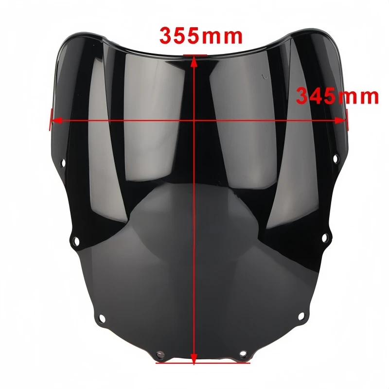 Motorcycle Windshield Front Windshield air deflector flow guide plate For Kawasaki ZZR400 ZZR600 ZZR 400 ZZR 600 1993-2007