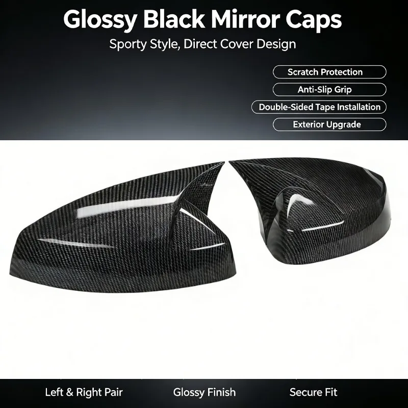Suitable for Audi A3S3 RS3 8V rearview mirror housing mirror cover rearview mirror cover modified horns 2014-2020