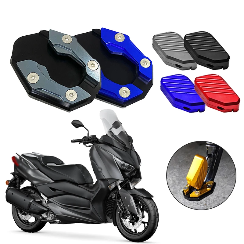 Acessórios para Motocicletas: Extensor de Apoio Lateral (5 Cores) para YAMAHA XMAX300 XMAX 300 X MAX 300 xamx 2015-2024