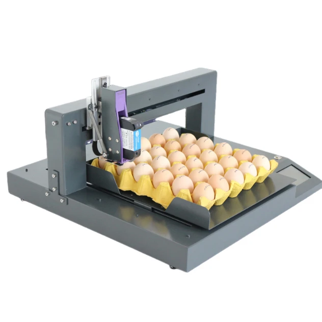 DP1-150-600 QR Bar Batch Code Number Logo Expiry Date Label Thermal Inkjet Printer Egg Printer Automatic Egg Coding Machine