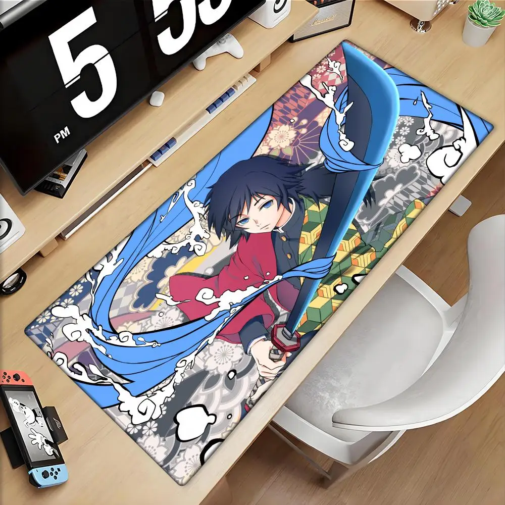 

demon Slayer Mouse Pad Desk Mouse Pad Cute HD Desk Pad Extended Gaming Keyboard Mats Large 100x50cm XXL Gamer Mousepad