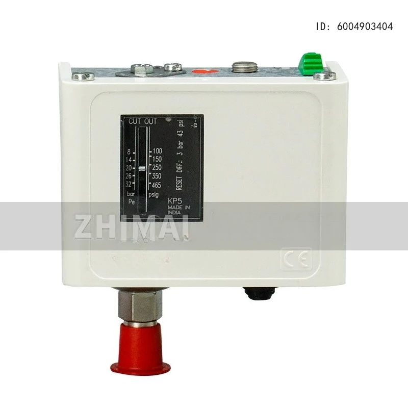Controlador de alta e baixa tensão, controle de pressão simples e dupla, KP1, KP2, KP5, KP15, reinicialização automática do pressostato