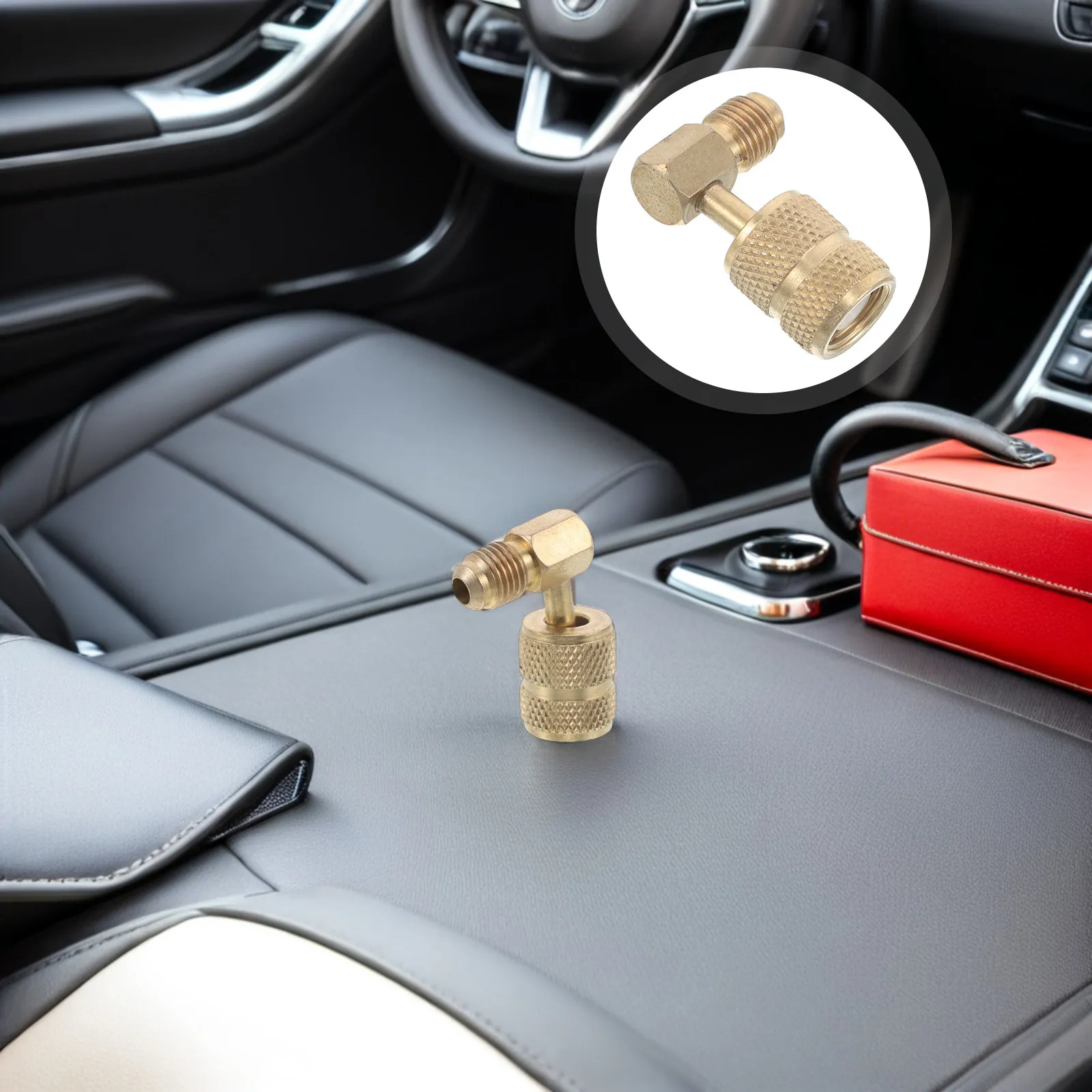 

Air Conditioning Coupler Adapter 5 16 to 7 16 Car Air Conditioner Refrigerant Line Repair High Low Quick Coupler Ac Charging