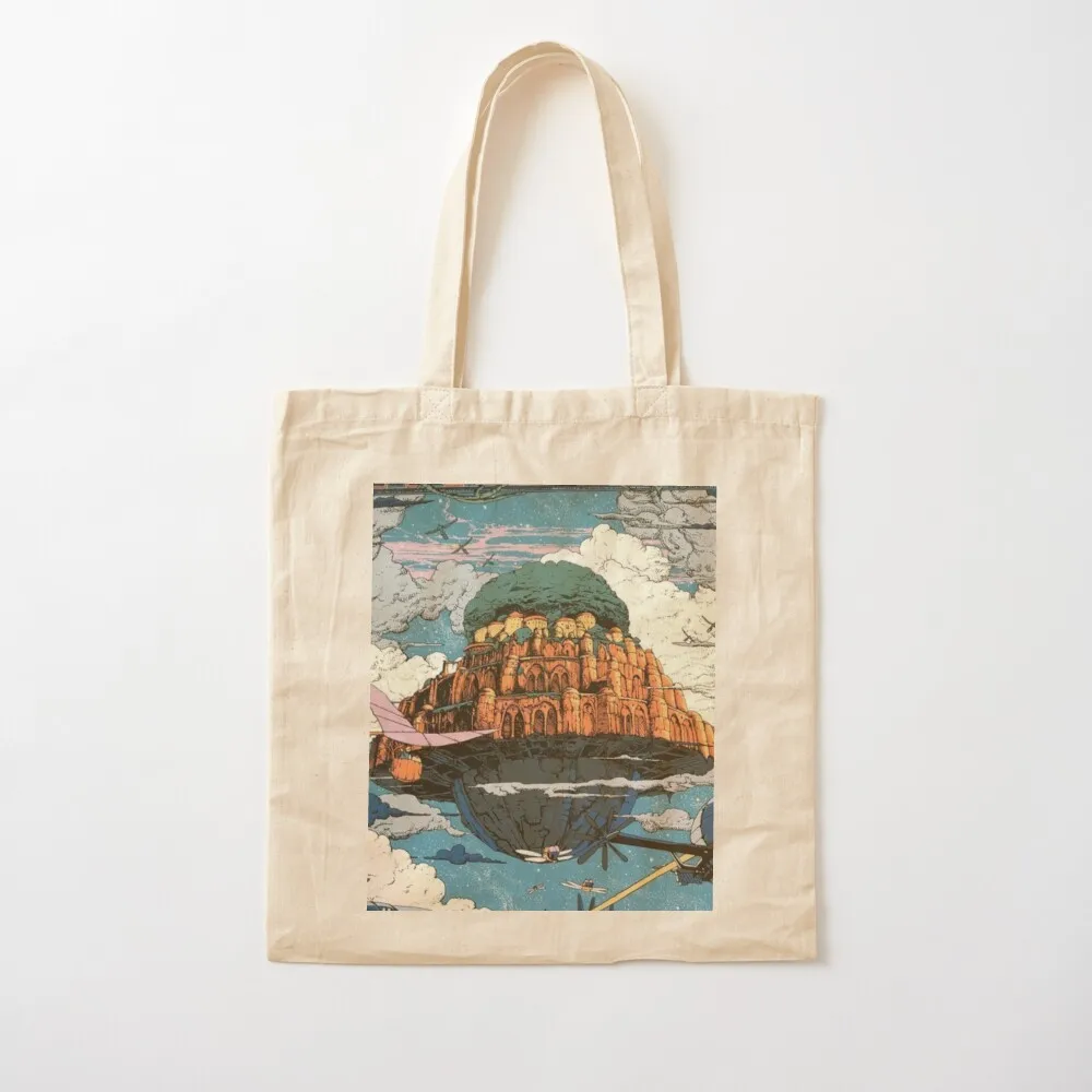 Miyazaki the castle in the sky robot / the castle in the sky Tote Bag