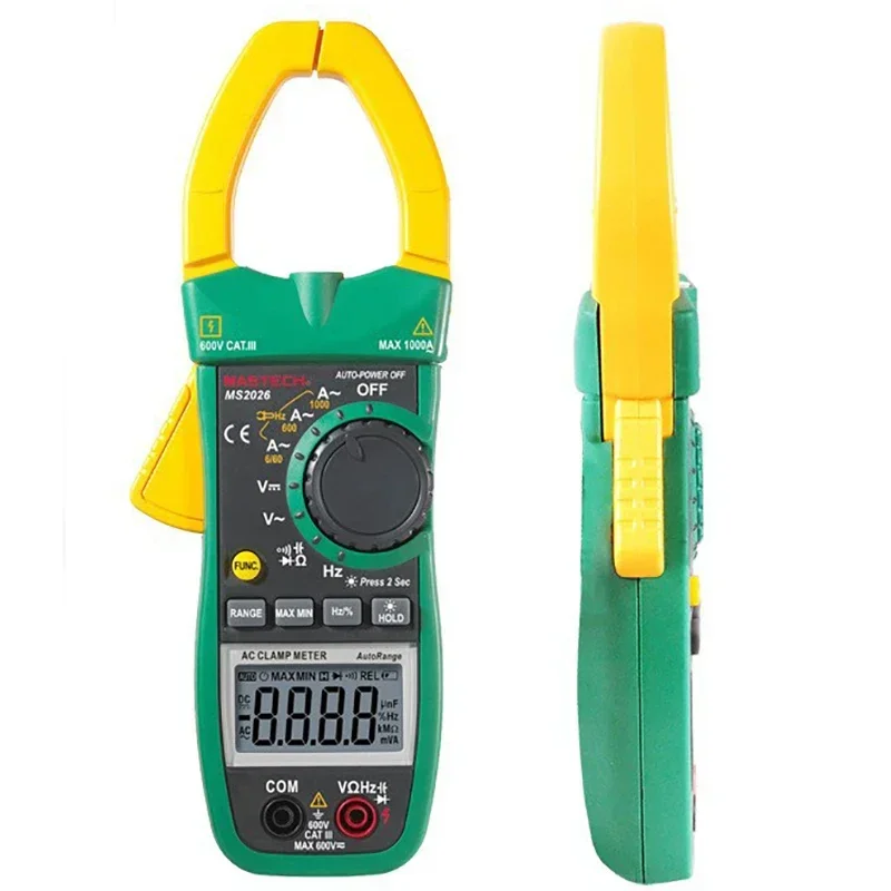 MASTECH MS2026R MS2028A MS2030 Current Pliers Voltage Circuit Tester Pincers Multimeter AutoRange Digital AC 1000A Clamp Meter