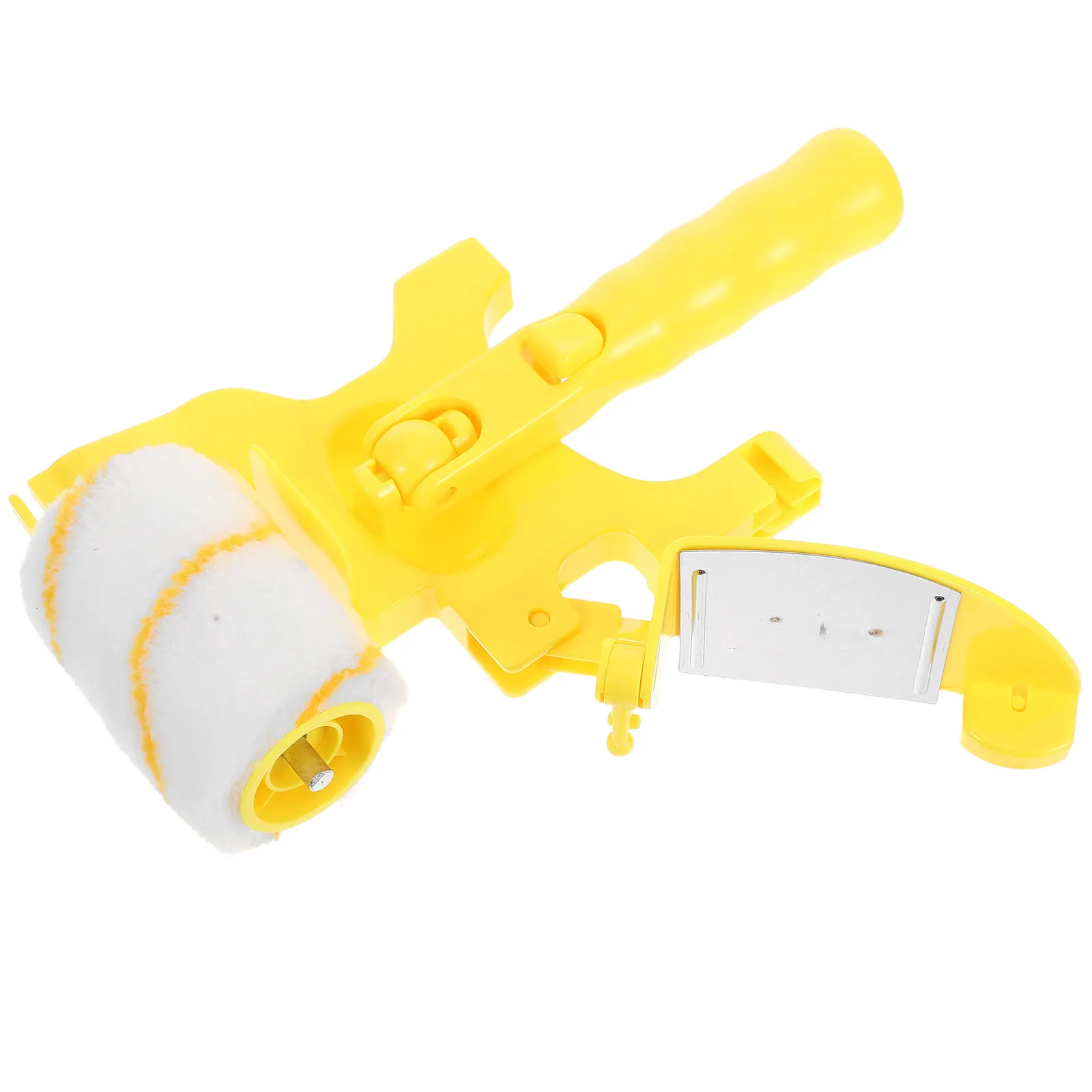1Set Clean-Cut Paint Edger Roller Brush Ergonomic Handheld Wall Painting Tool Edge Cutting for Trim Corners Narrow Surfaces Home