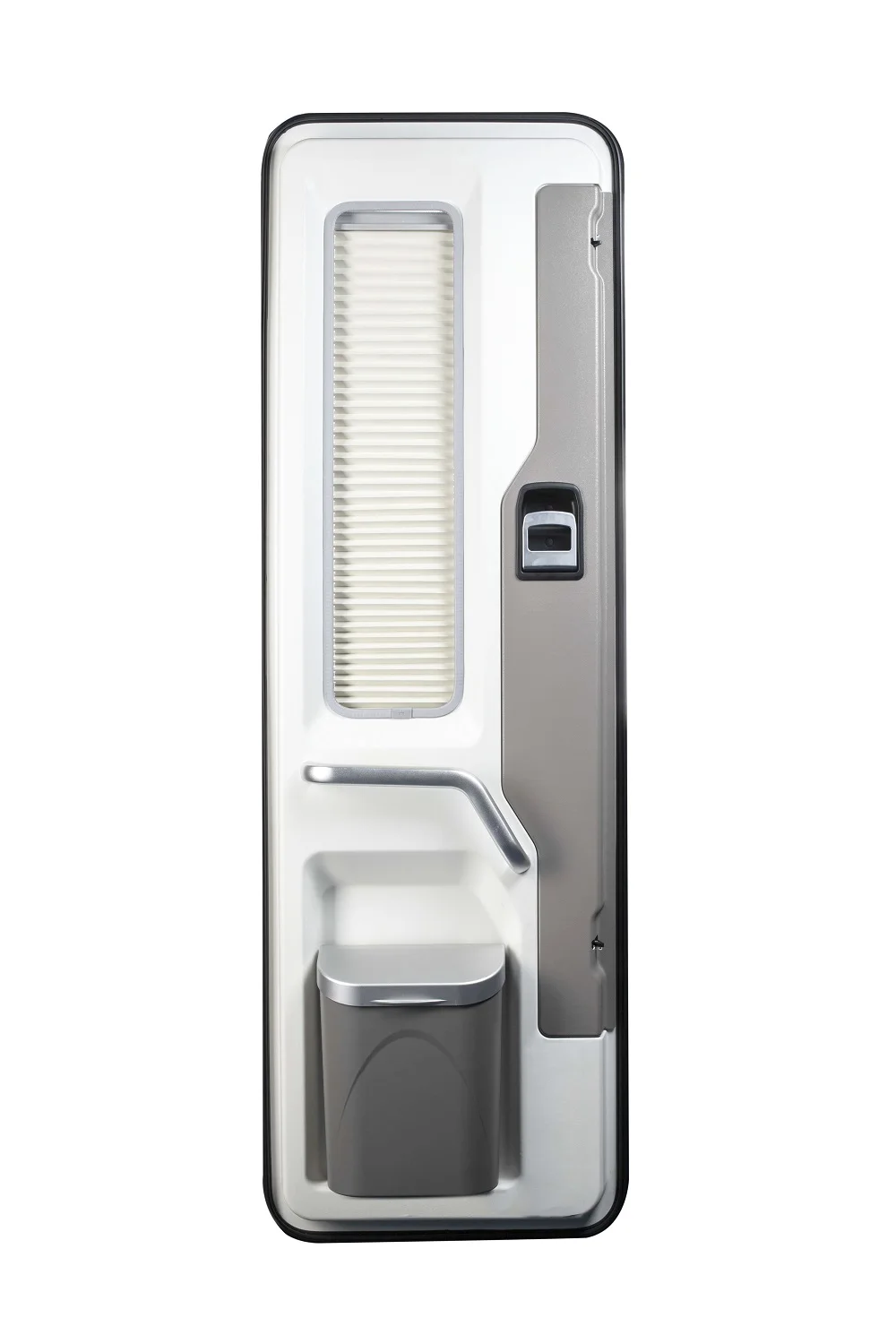 PU Injection Door Solid Powder Coated Aluminium Alloy Frame RV Door With Flyscreen Door 1810*600