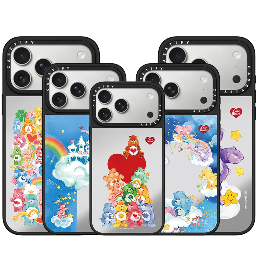 CASETiFY Co-brand Care Bears Heart Bear Cartoon Series Magnetic Case for iPhone17 16 15 14 13 Pro Max Air PLus Protect Cover