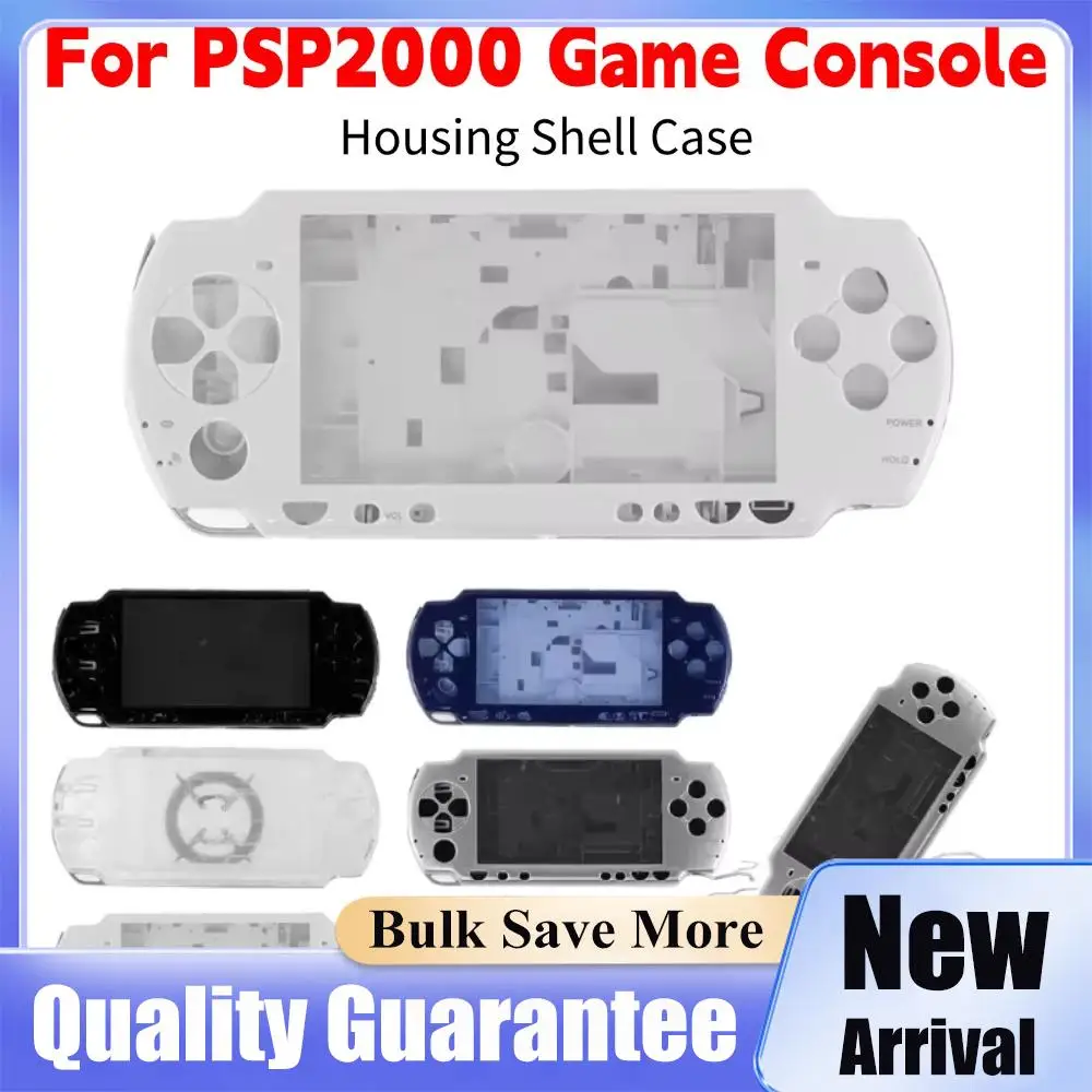 1Set For PSP2000 Complete Shell Case Professional Full Housing Shell Cover Replacement with Button Kit for PSP 2000 Game Console