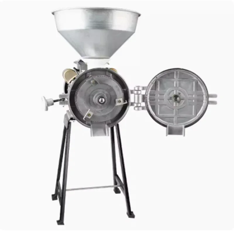 ماكينة الطحن الكهربائية 220 فولت مسحوق الحبوب التوابل كسارة الذرة المنزلية التجارية الرطبة والجافة مطحنة الطعام مطحنة الدقيق