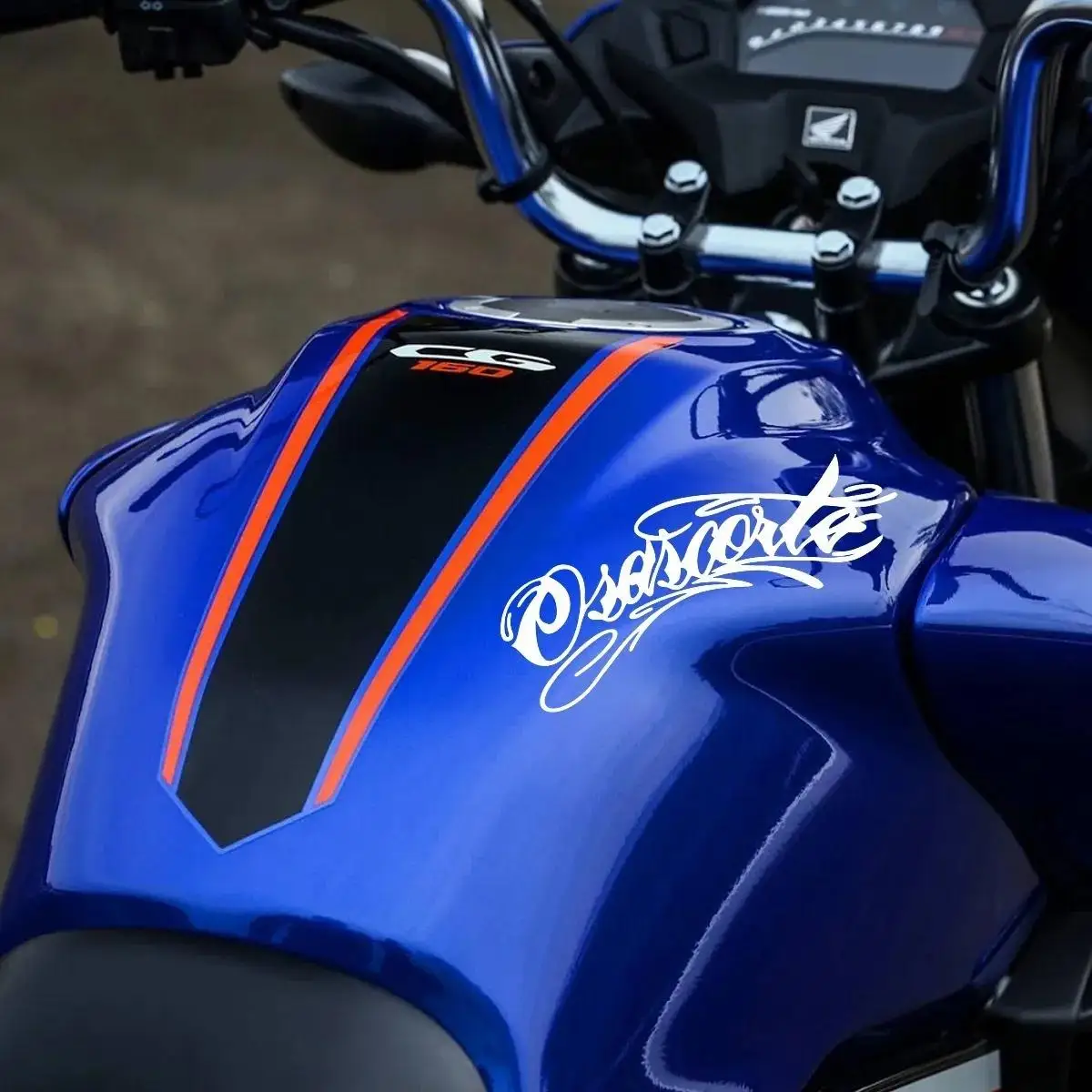 Adesivos para motocicletas Osascorte, à prova d'água e duráveis, decalques de vinil autoadesivos para capacetes de motocicleta.