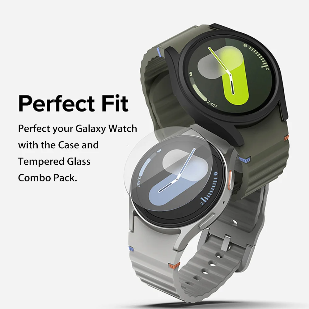 حافظة من السيليكون لساعة سامسونج جالاكسي 7/6/5/4 40 مللي متر 44 مللي متر غطاء كامل واقي للشاشة ممتص للصدمات لـ Watch7 44 مللي متر 40 مللي متر غطاء شل