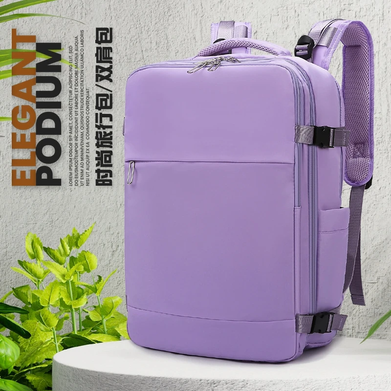 

2025 Men Women Bag Large Capacity Journey Multifunction Backpack Travel Backpack Multilayer Dry Wet Separation Flight Approved