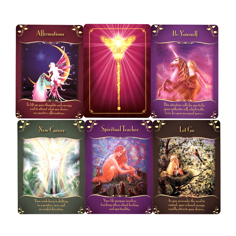 New Doreen Virtue Messages From The Fairies Oracle CardsSupport Wholesale Factory Made English Version 29 Oracle Decks