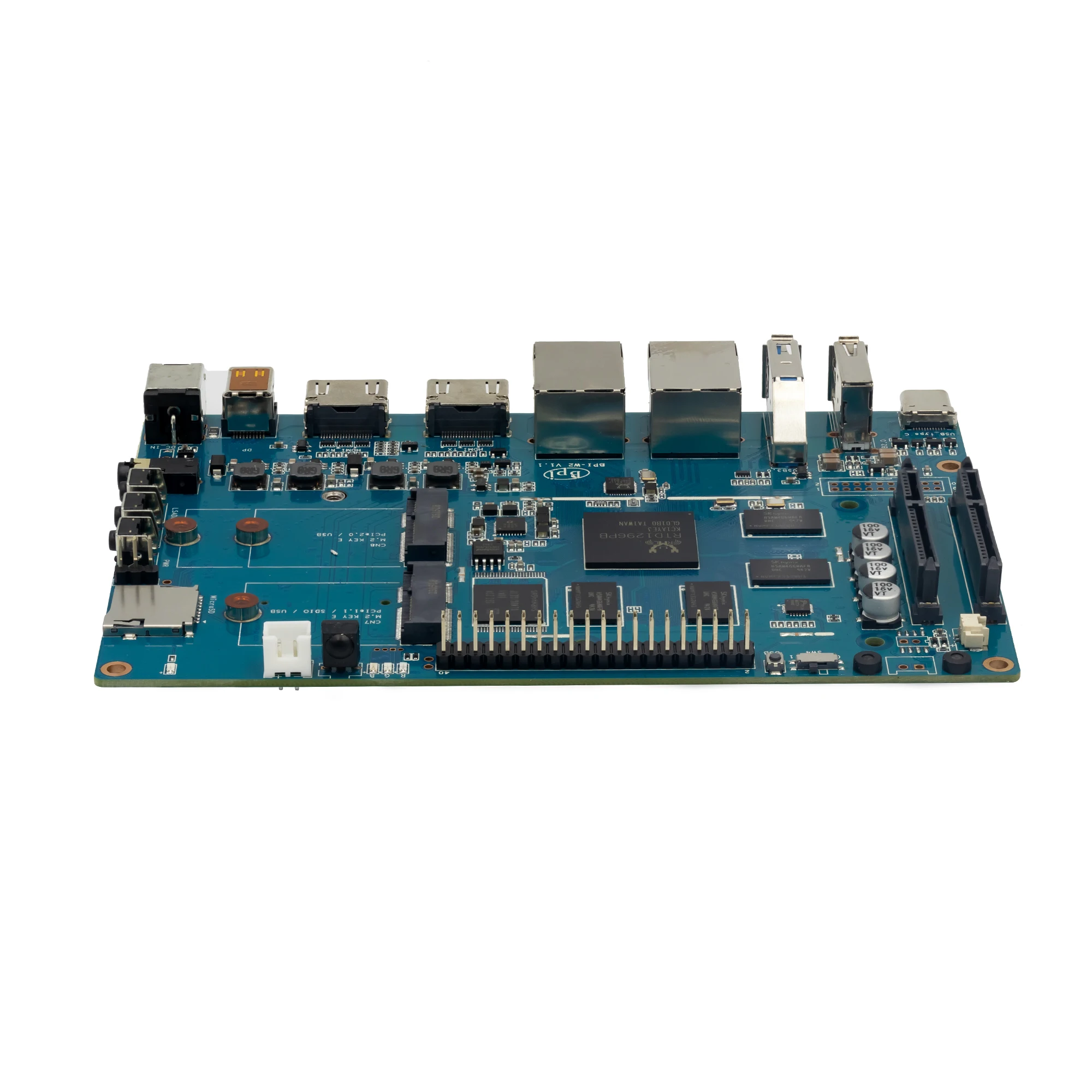 Banana Pi BPI-W2 Realtek RTD1296 Quad Core Processor Motherboard 2G DDR4 SDRAM 8G eMMC Flash Smart electronics Wifi Router Board