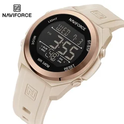 NAVIFORCE Men Digital Watch Outdoor Sports Watches Alarm Clock Men's Waterproof 50M HD Electronic Screen Military Wristwatches