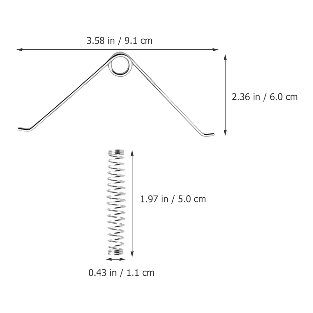 

20Pcs Spring Parts for Pruners V-Shape Replacement Springs for Garden Scissors Trimming Shears Pruning Tools Accessories
