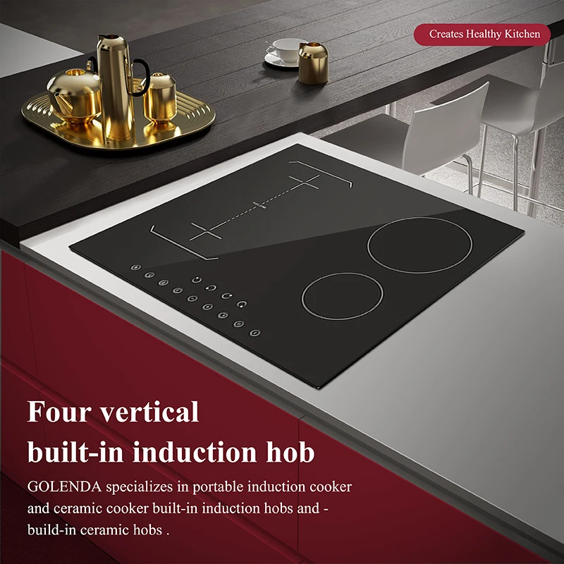 Hot sale Induction Cooker ultra Slim Electric Stove 3 burner Touch Control for Wholesale Black Color