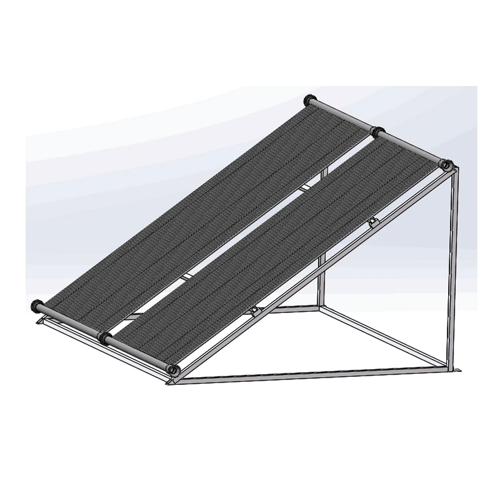 Guang dong factory plastic swimming pool solar water heater for in ground  pool