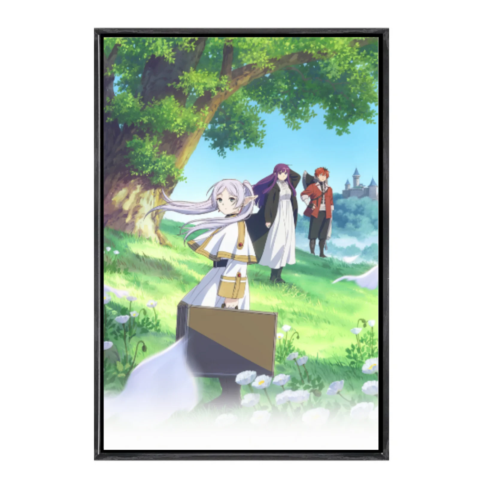 

Japanese Manga Multi-Size Canvas Poster Double Framed Wall Art, Frieren Home Decor for Living Room Bedroom
