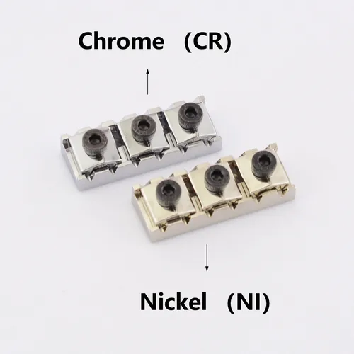 Imagen 2 del producto 【Hecho en Corea】 1 Juego de sistema de trémolo para guitarra eléctrica, tuerca de bloqueo de puente, bloqueo de cuerda de 42MM/43MM