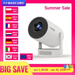 Magcubic HY300 Pro+ 8K Android 14 Portable Projector 8000 Lumens WiFi 6 BT5.4 Outdoor Theater 5W HiFi Speaker 720P HD Supported