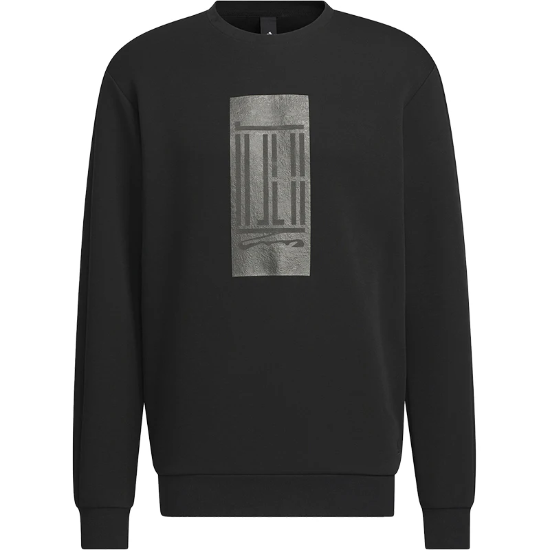 Adidas oficial novo moletom masculino simples com gola redonda IP4946