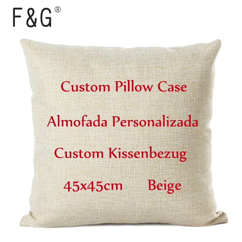 Private Custom Home Decorative Pillows Wedding Personal Life Photos Pet Customize Cojines Decorativos Para Sofa Cushion Covers